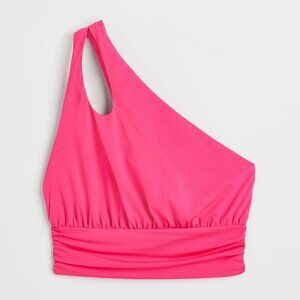NWOT H&M One-Shoulder Crop Top
